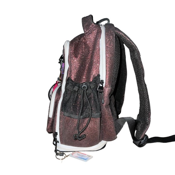 Rebel Athletic Backpack Rebel Dream Maroon With White Zipper Bag - Picture 5 of 16